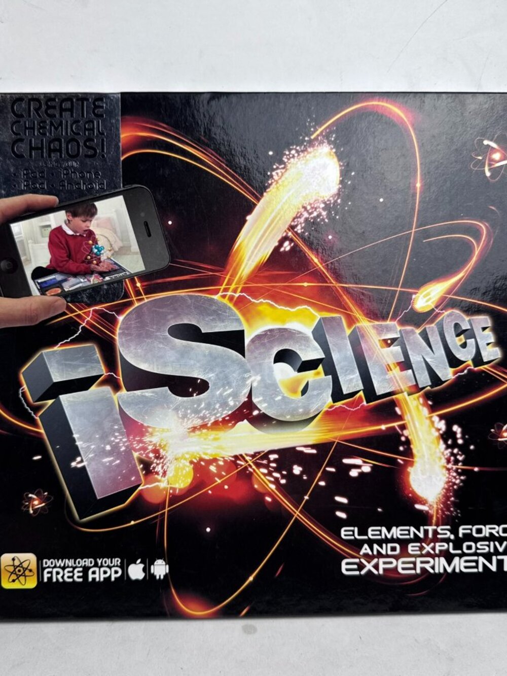 iScience Elements Forces Explosive Experiments Hardcover Carlton Books Kids AR